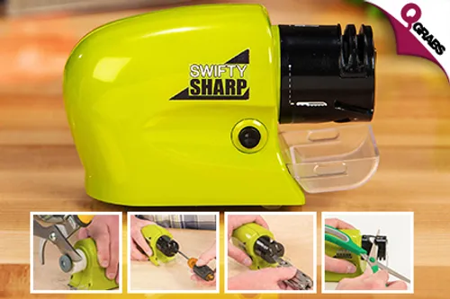 From QR29 Keep 'em Razor Sharp with an Electric Knife Sharpener! (QR98 Value)